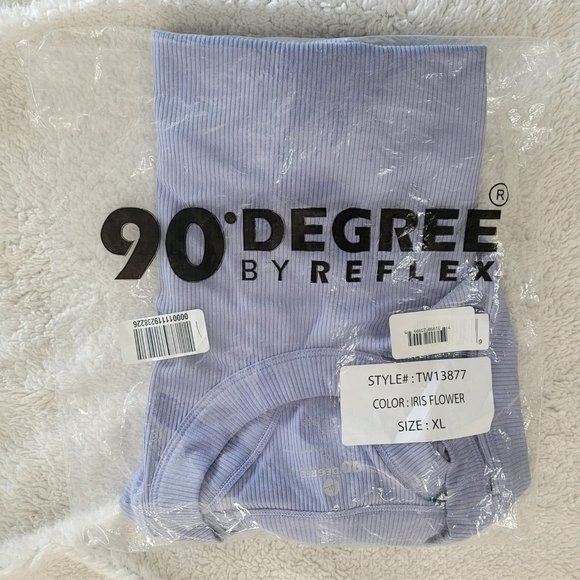 XL 90 Degree by Reflex Racer back ribbed tank - Picture 5 of 11